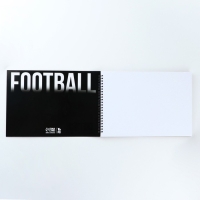 Скетчбук А4, 40 л. 100 г/м &laquo;Футбол&raquo;