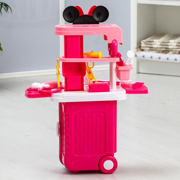 Набор доктора игровой, Минни Маус, в чемоданчике Набор доктора игровой, Минни Маус, в чемоданчике