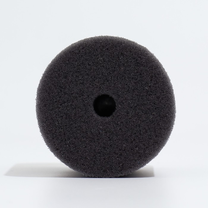 Губка круглая № 3, мелкопористая, 8 х 8 х 10 см, серая Губка круглая № 3, мелкопористая, 8 х 8 х 10 см, серая