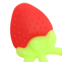 Прорезыватель силиконовый «Клубничка», Крошка Я Прорезыватель силиконовый «Клубничка», Крошка Я