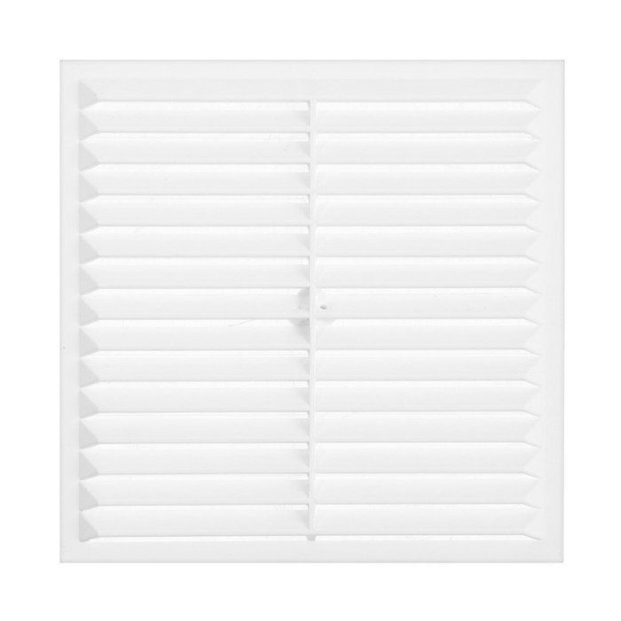 Решетка вентиляционная ZEIN Люкс Л130, 130 х 130 мм, с сеткой, неразъемная