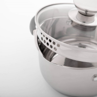 Кастрюля из нержавеющей стали Magistro Tefida, 1,7 л, крышка-дуршлаг, носик для слива, капсульное дно, силиконовые ручки Кастрюля из нержавеющей стали Magistro Tefida, 1,7 л, крышка-дуршлаг, носик для слива, капсульное дно, силиконовые ручки