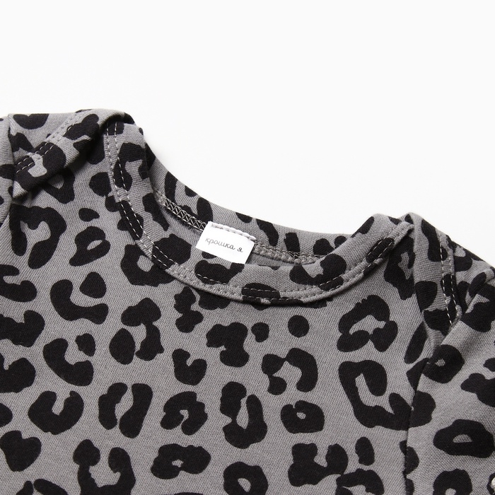 Боди Крошка Я Trendy grey, рост 80-86 см