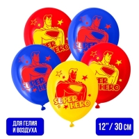 Шар латексный 12" «Супергерои. Бетмен», 5 шт. Шар латексный 12" «Супергерои. Бетмен», 5 шт.
