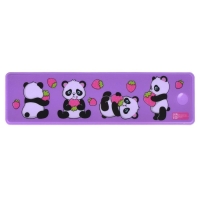 Пенал-футляр пластиковый 55 х 200 х 22 мм, Феникс "Пандочки" Пенал-футляр пластиковый 55 х 200 х 22 мм, Феникс "Пандочки"