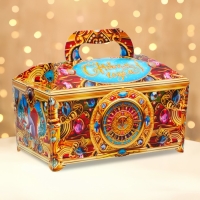 Новый год. Подарочная коробка Новогодняя Сундук обновленный "Драгоценный" 25 х 15 х 15,5 см. Новый год. Подарочная коробка Новогодняя Сундук обновленный "Драгоценный" 25 х 15 х 15,5 см.