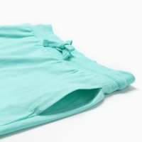 Шорты для девочки, цвет ментол, рост 158 см