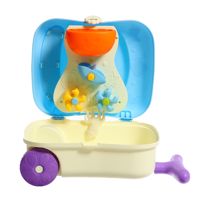 Набор для игры в песке &laquo;Чемоданчик&raquo;, 7 предметов, цвета МИКС