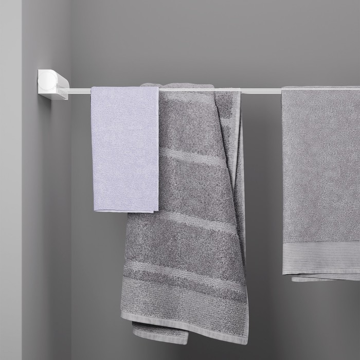 Сушилка для белья роторная вытяжная Доляна, 4 линии, цвет белый Сушилка для белья роторная вытяжная Доляна, 4 линии, цвет белый