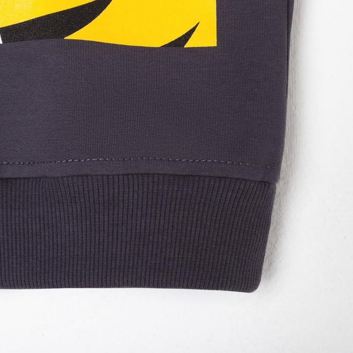 Свитшот для мальчика MINAKU: Casual Collection KIDS цвет графит, рост 146 Свитшот для мальчика MINAKU: Casual Collection KIDS цвет графит, рост 146