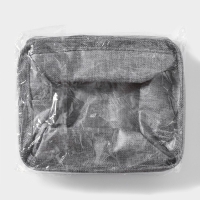 Корзинка для мелочей с ручками Доляна &laquo;Тильма&raquo;, 20&times;16&times;13 см, цвет серый