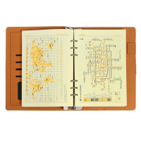 Органайзер New А5, с хлястиком, 92 листа в линейку, обложка ПВХ, МИКС