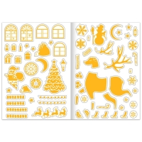 Волшебные картинки &laquo;Снеговик. Светятся в темноте&raquo;, 4 аппликации, 12 стр.