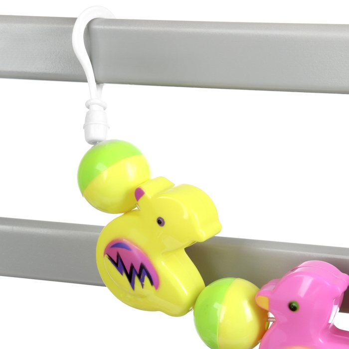 Растяжка на кроватку/коляску «Забавные зверята», 3 игрушки с погремушками, Крошка Я Растяжка на кроватку/коляску «Забавные зверята», 3 игрушки с погремушками, Крошка Я