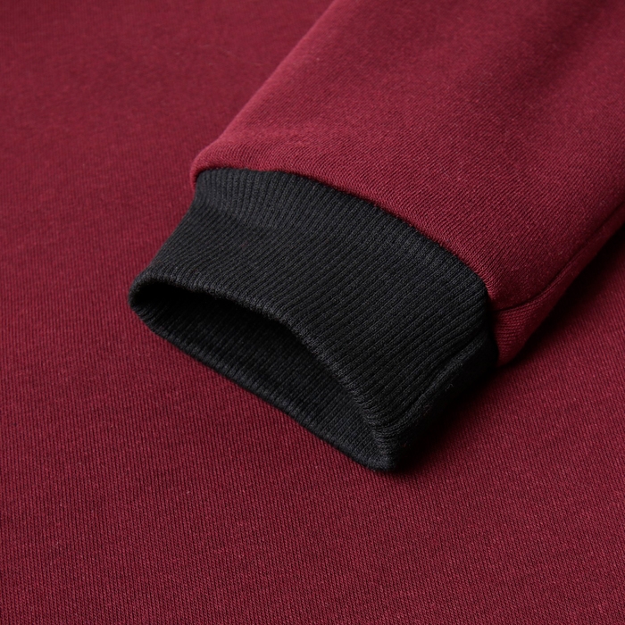 Свитшот мужской НАЧЁС, цвет бордо, размер 48