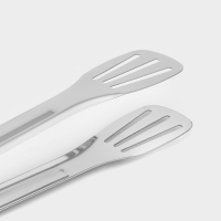 Щипцы кухонные Доляна «Лопатка», 304 сталь, 28,5 см, цвет серебристый Щипцы кухонные Доляна «Лопатка», 304 сталь, 28,5 см, цвет серебристый