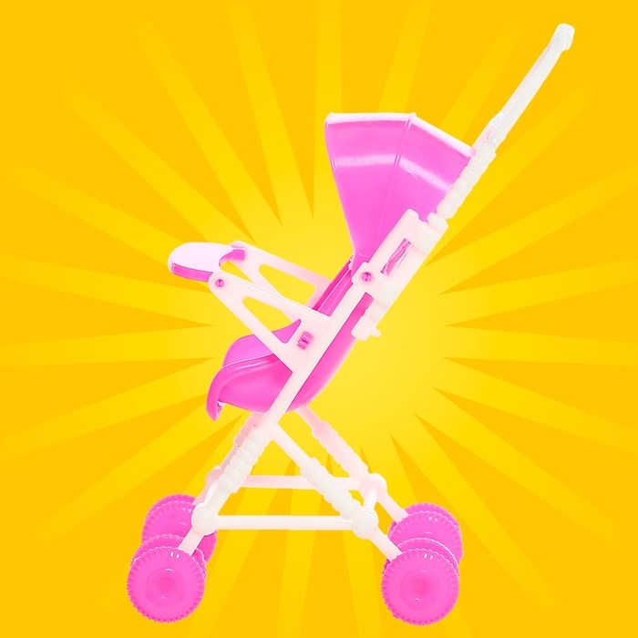 Кукла малышка «Алина» с коляской, цвета МИКС Кукла малышка «Алина» с коляской, цвета МИКС