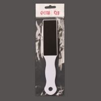 Пилка для ног, наждачная, двусторонняя, 22 см, цвет белый Пилка для ног, наждачная, двусторонняя, 22 см, цвет белый