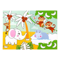 Раскраска многоразовая набор &laquo;Рисуй-стирай. Мир животных&raquo; 2 шт. по 12 стр.