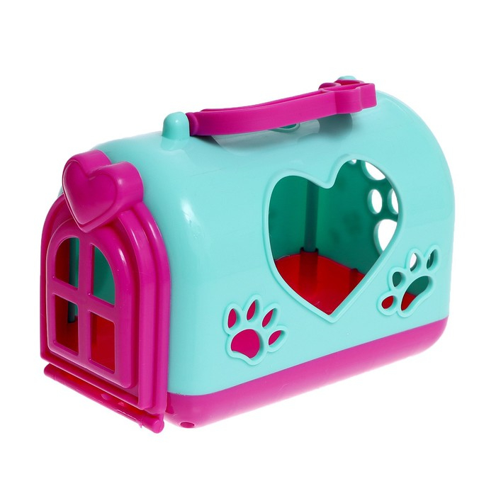 Мягкая игрушка &laquo;Лучший друг&raquo; в переноске, с аксессуарами, МИКС