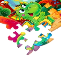 Набор пазлов с игрушкой «Дракончик на каникулах», 37 деталей Набор пазлов с игрушкой «Дракончик на каникулах», 37 деталей