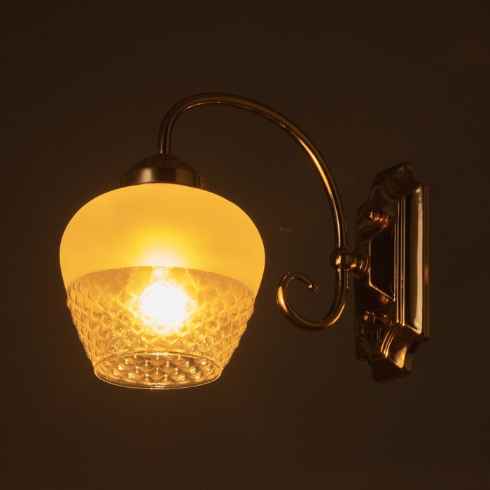 Бра Бра "Эбби" 1х60Вт Е27 Золото 23х12х18см