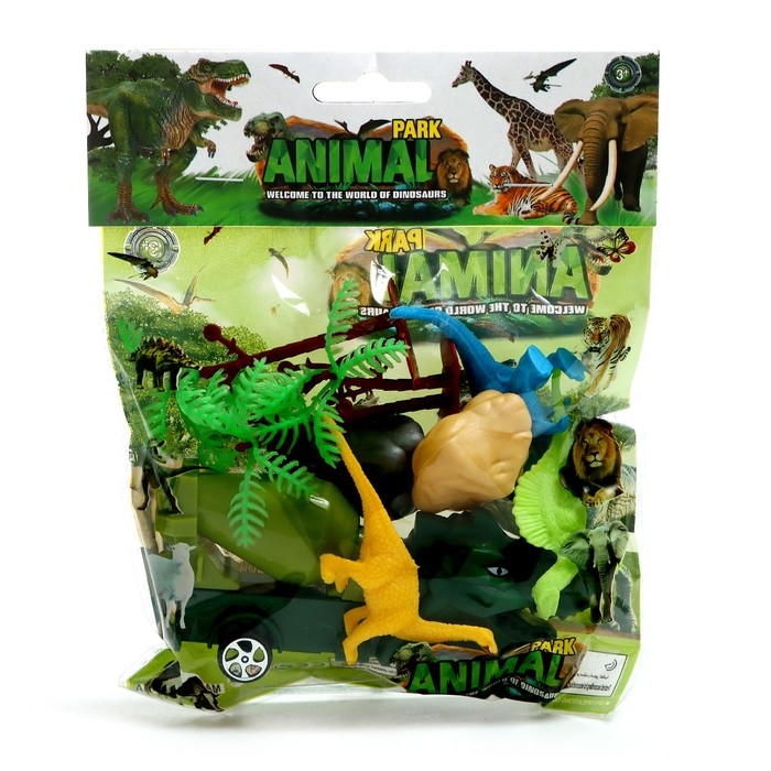 Грузовик «Парк животных», инерция, игровой набор, МИКС Грузовик «Парк животных», инерция, игровой набор, МИКС