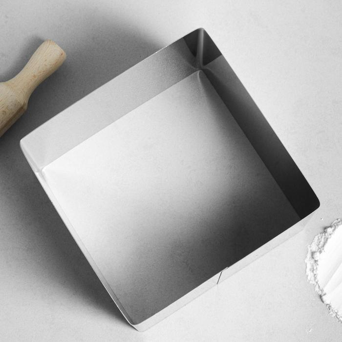 Форма для выпечки и выкладки &laquo;Квадрат&raquo;, h-12 см, 18 х 18 см
