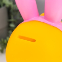 Копилка пластик "Уточка с заячьими ушками" МИКС 13х13х23 см Копилка пластик "Уточка с заячьими ушками" МИКС 13х13х23 см