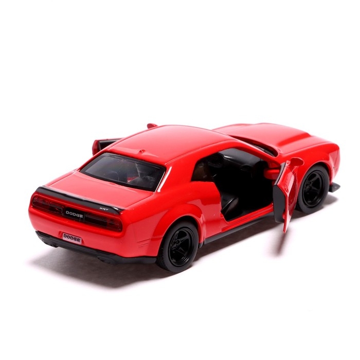 Машина металлическая DODGE CHALLENGER SRT DEMON, 1:32, инерция, цвет красный Машина металлическая DODGE CHALLENGER SRT DEMON, 1:32, инерция, цвет красный