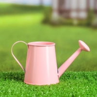 Кашпо "Лейка" розовое, 15х7х8см Кашпо "Лейка" розовое, 15х7х8см