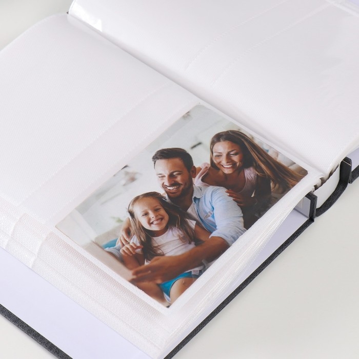 Фотоальбом на 200 фото 10х15 см "Классические узоры" МИКС 5,5х20,8х26,5 см