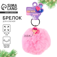 Брелок новогодний, для ключей, пушистик &laquo;Новый год: Твоя мечта исполнится&raquo; 9 х 12 см