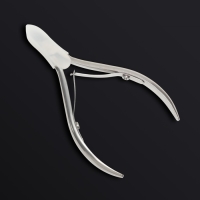 Кусачки маникюрные для кутикулы &laquo;Premium&raquo;, двойная пружина, 10 см, длина лезвия - 8 мм, на блистере, цвет серебристый