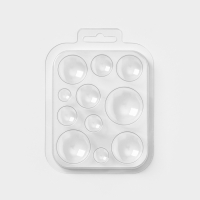 Форма для шоколада и конфет пластиковая &laquo;Шоко-круги&raquo;, цвет прозрачный