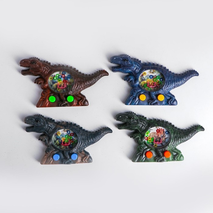 Водная игра с колечками &laquo;Динозавр&raquo;, цвета МИКС