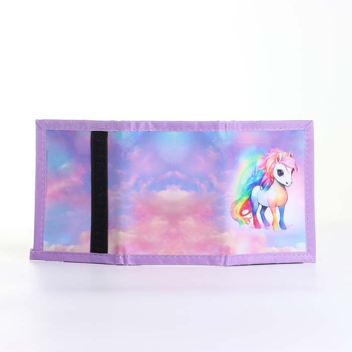 Кошелёк детский на липучке &laquo;Выбражулька&raquo;, цвет разноцветный