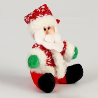 Мягкая игрушка «Новый год» на подвесе, виды МИКС Мягкая игрушка «Новый год» на подвесе, виды МИКС