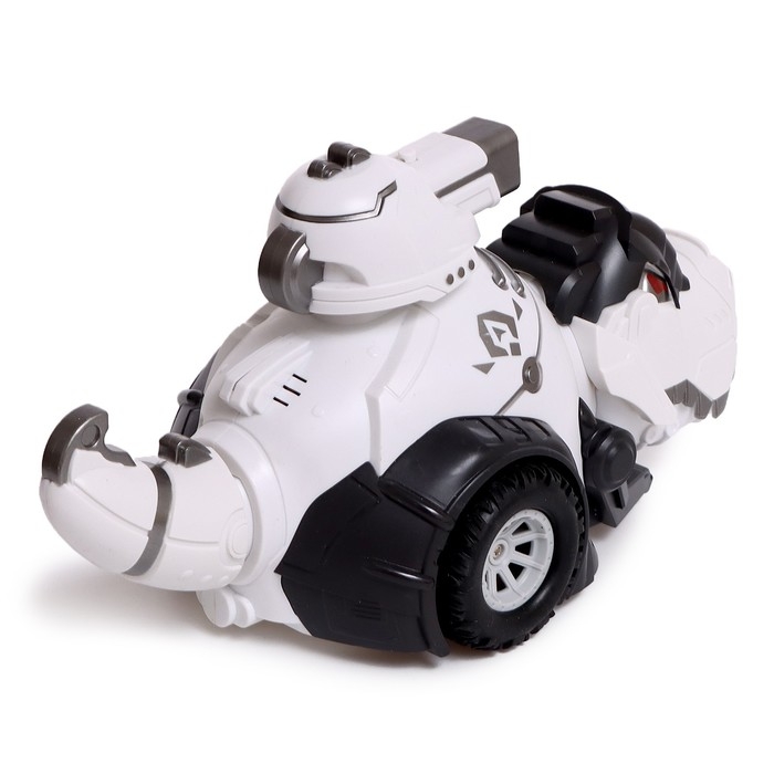 Робот динозавр «Пультовод» ZHORYA, программируемый, на пульте управления, интерактивный: свет, звук, на аккумуляторе, на русском языке, белый Робот динозавр «Пультовод» ZHORYA, программируемый, на пульте управления, интерактивный: свет, звук, на аккумуляторе, на русском языке, белый