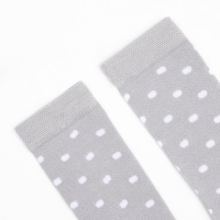 Новый год.Гольфы Крошка Я "Дед Мороз" 14-16 см, серый