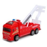 Грузовик «Эвакуатор», инерционный, с машинкой, цвет красный Грузовик «Эвакуатор», инерционный, с машинкой, цвет красный