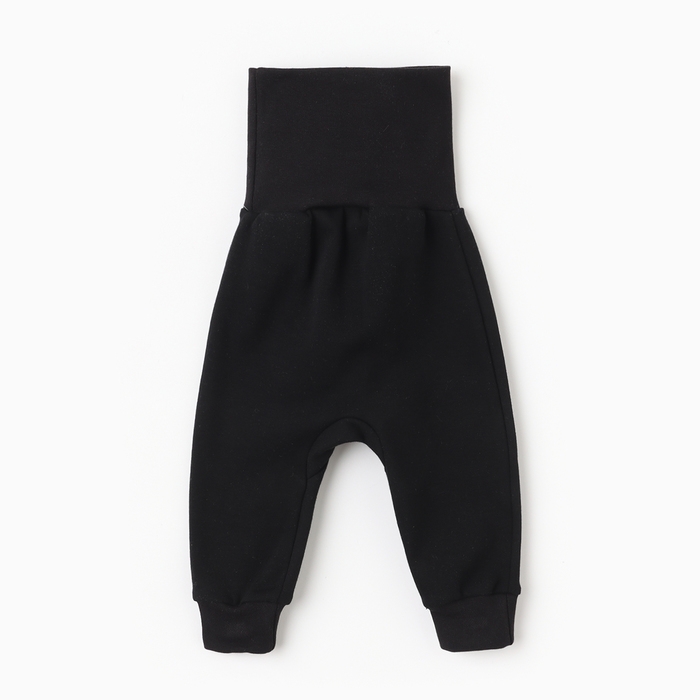 Ползунки-штанишки Крошка Я "Little Boss", рост 80-86 см, черный