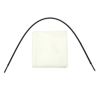 Парник прошитый, длина 8 м, 9 дуг из пластика, дуга L = 2 м, d = 20 мм, спанбонд 35 г/м&sup2;, &laquo;Ленивый&raquo;