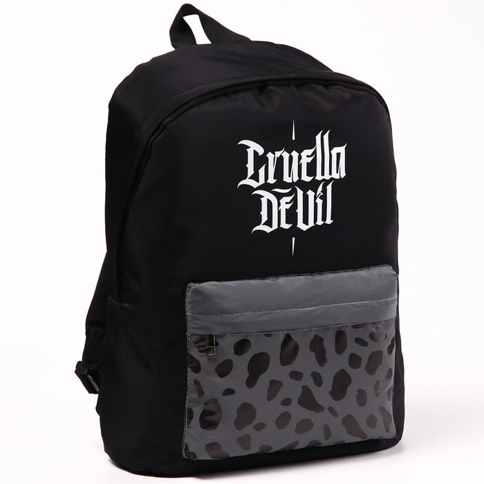 Рюкзак со светоотражающим карманом, 30 см х 15 см х 40 см Рюкзак со светоотражающим карманом, 30 см х 15 см х 40 см "Плохие девочки", Злодейки