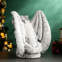 Фигура "Горгулья" серый камень 39х25х35см Фигура "Горгулья" серый камень 39х25х35см