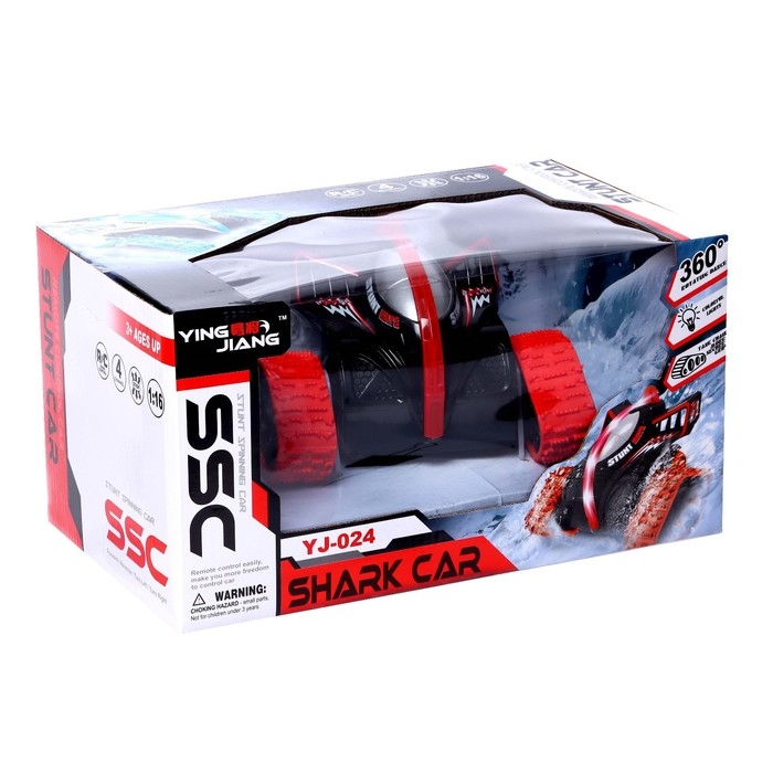 Машина-перевёртыш радиоуправляемая &laquo;Гусеничный&raquo;, работает от аккумулятора, цвет красный