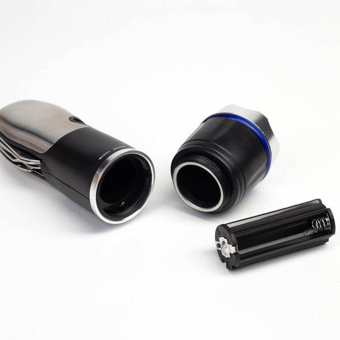 Фонарь многофункциональный мультитул 6 в 1, 3 Вт, 100 лм, OSL, zoom, аварийный молоток, стропорез 44 Фонарь многофункциональный мультитул 6 в 1, 3 Вт, 100 лм, OSL, zoom, аварийный молоток, стропорез 44