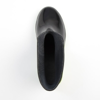 Сапоги резиновые женские, черный+салатовый, размер 37 Сапоги резиновые женские, черный+салатовый, размер 37