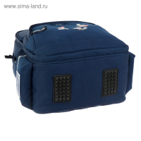 Рюкзак школьный Bruno Visconti, 40 х 30 х 16 см, эргономичная спинка, &laquo;Еноты, сердечки&raquo;