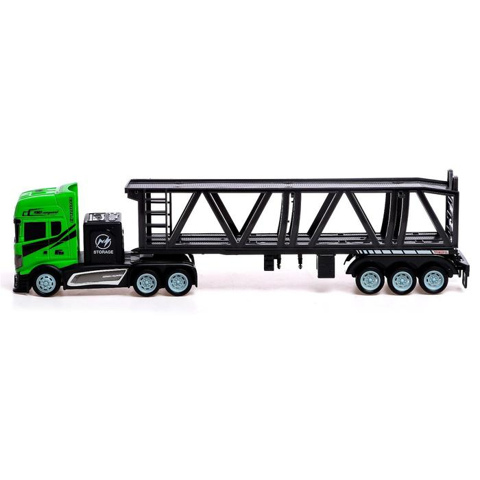 Грузовик радиоуправляемый &laquo;Автовоз&raquo;, с машинками, светофором и дорожными знаками